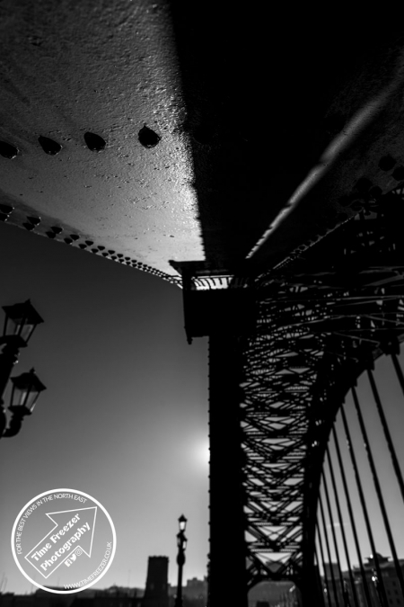Detail photograph of Tyne Bridge Newcastle