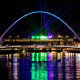 Lasers on Tyne Bridge